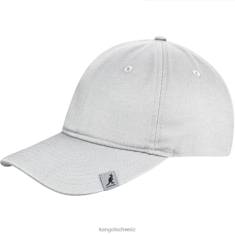 Verstellbarer Baseball aus Baumwolle Kangol Zubehör XL4T0333 unisex grau
