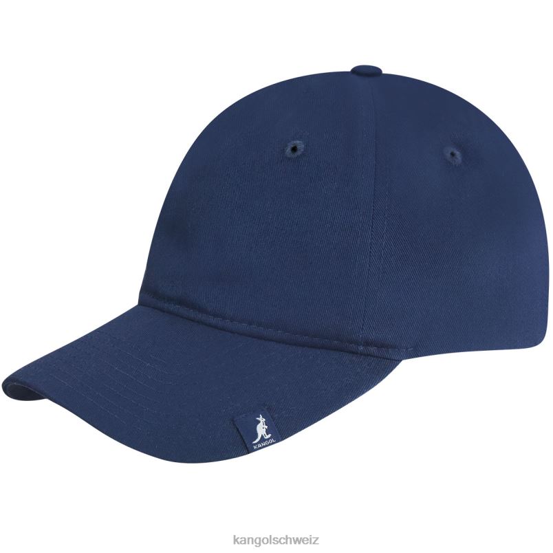 Verstellbarer Baseball aus Baumwolle Kangol Zubehör XL4T0334 unisex Marine