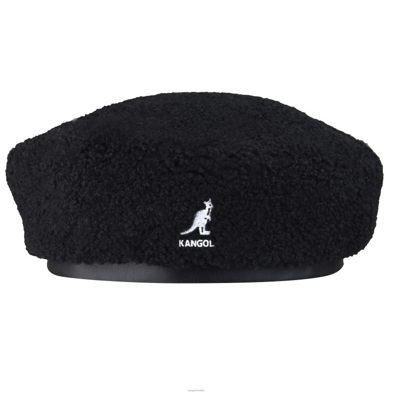 Wendbare Baskenmütze aus Nylonplüsch Kangol Zubehör XL4T0423 unisex Schwarz/Elektrorosa