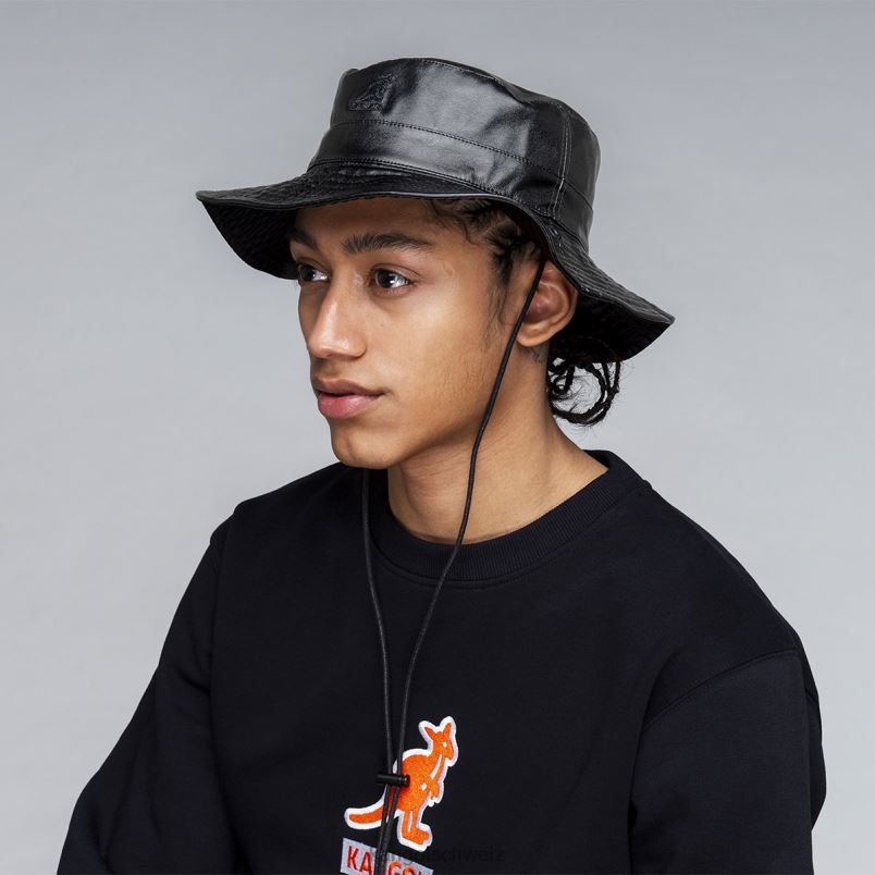 Wendeeimer aus Kunstleder Kangol Zubehör XL4T0544 unisex Schwarz