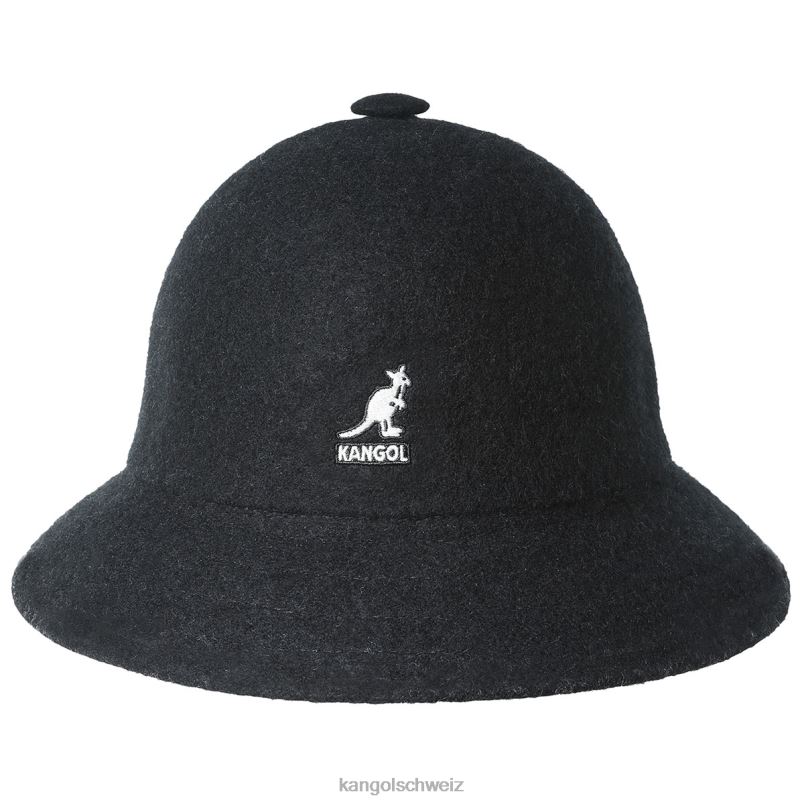 Wolle lässig Kangol Zubehör XL4T0714 unisex Schwarz