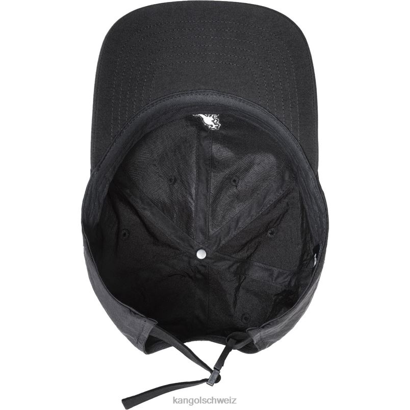 Wr-Nylon-Baseball Kangol Zubehör XL4T0373 unisex Schwarz