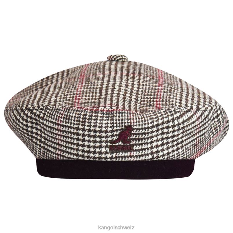 Zeigen Sie Ihre Zähne mit Baskenmütze Kangol Zubehör XL4T0435 unisex dunkelbraun/creme
