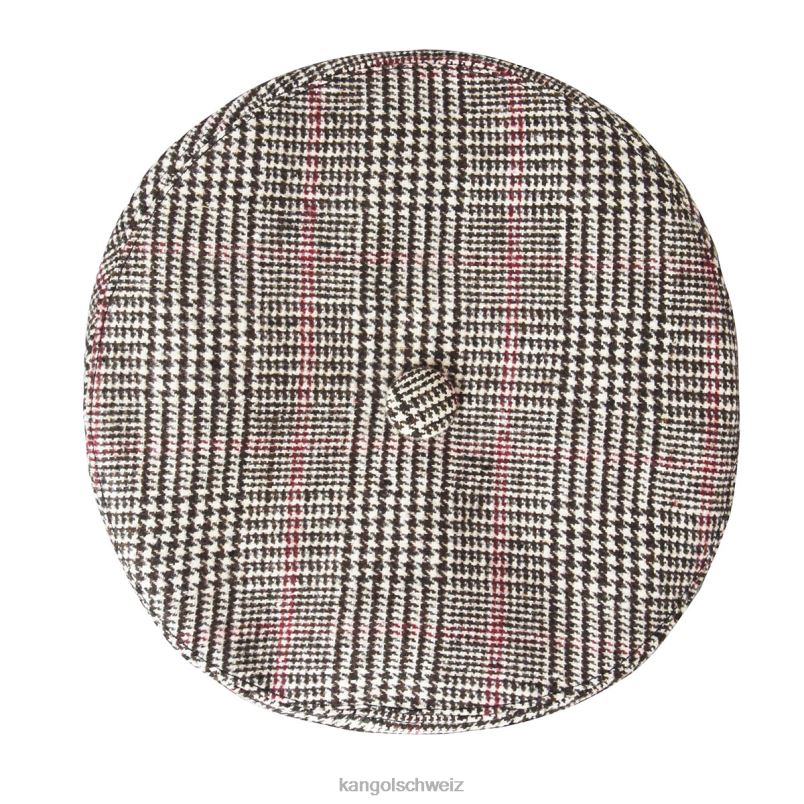 Zeigen Sie Ihre Zähne mit Baskenmütze Kangol Zubehör XL4T0435 unisex dunkelbraun/creme