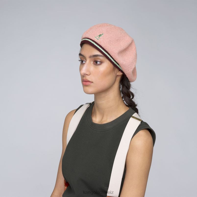 Zweifarbige Bermuda-Jax-Baskenmütze Kangol Zubehör XL4T0401 unisex staubige Rose
