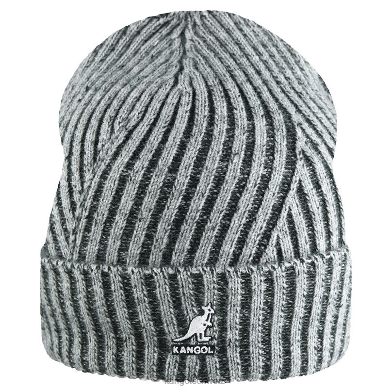 Zweifarbiger Manschetten-Pullover Kangol Zubehör XL4T0837 unisex grau