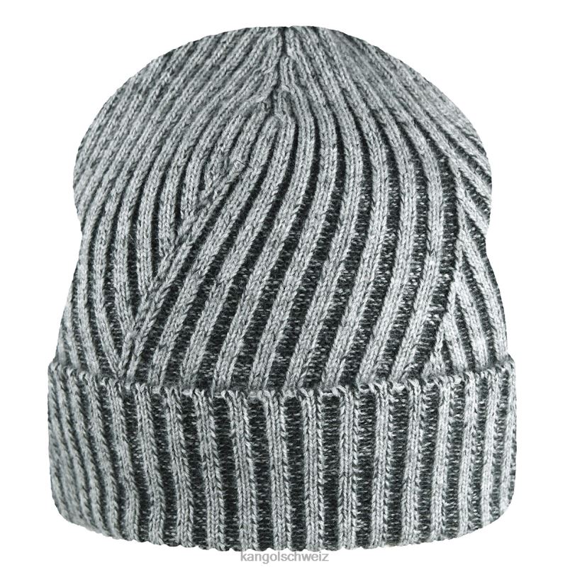 Zweifarbiger Manschetten-Pullover Kangol Zubehör XL4T0837 unisex grau