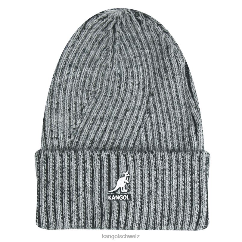 Zweifarbiger Manschetten-Pullover Kangol Zubehör XL4T0837 unisex grau