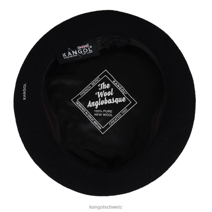 anglomaskische Baskenmütze Kangol Zubehör XL4T0427 unisex Schwarz