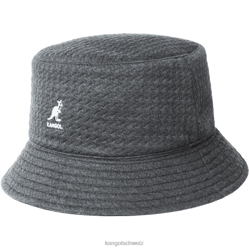 geprägter Wendeeimer Kangol Zubehör XL4T0675 unisex anthrazit/schwarz