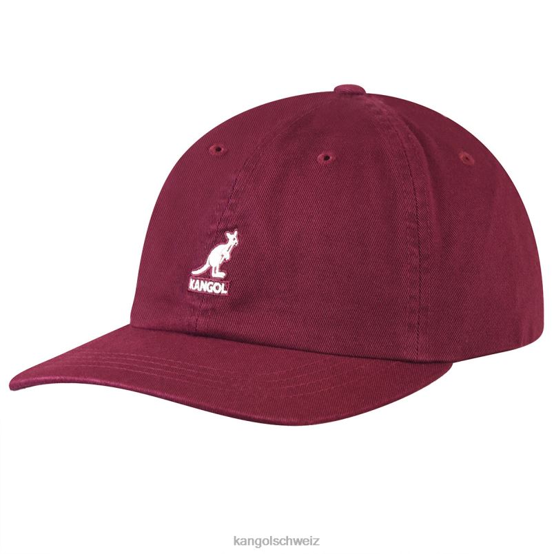 gewaschener Baseball Kangol Zubehör XL4T0336 unisex Algen