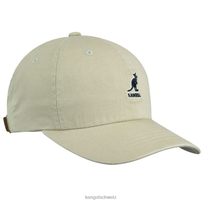 gewaschener Baseball Kangol Zubehör XL4T0338 unisex khaki