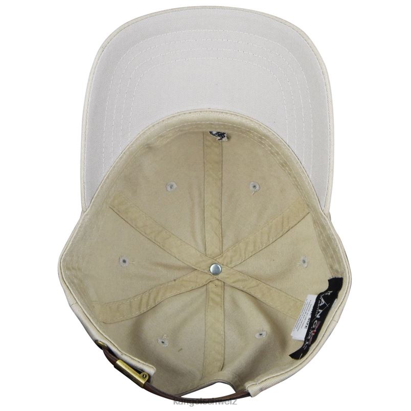gewaschener Baseball Kangol Zubehör XL4T0338 unisex khaki