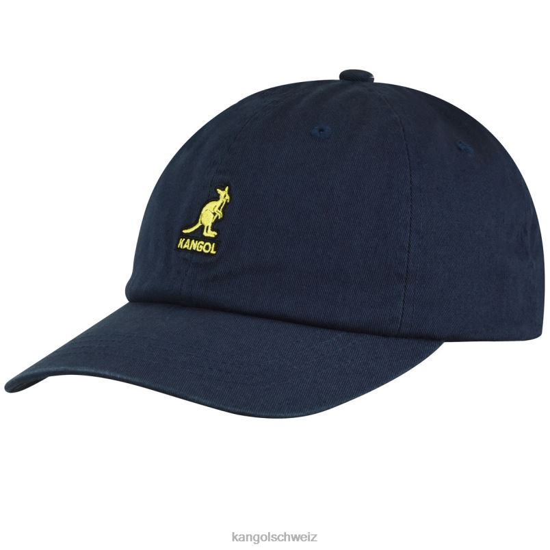 gewaschener Baseball Kangol Zubehör XL4T0339 unisex Marine
