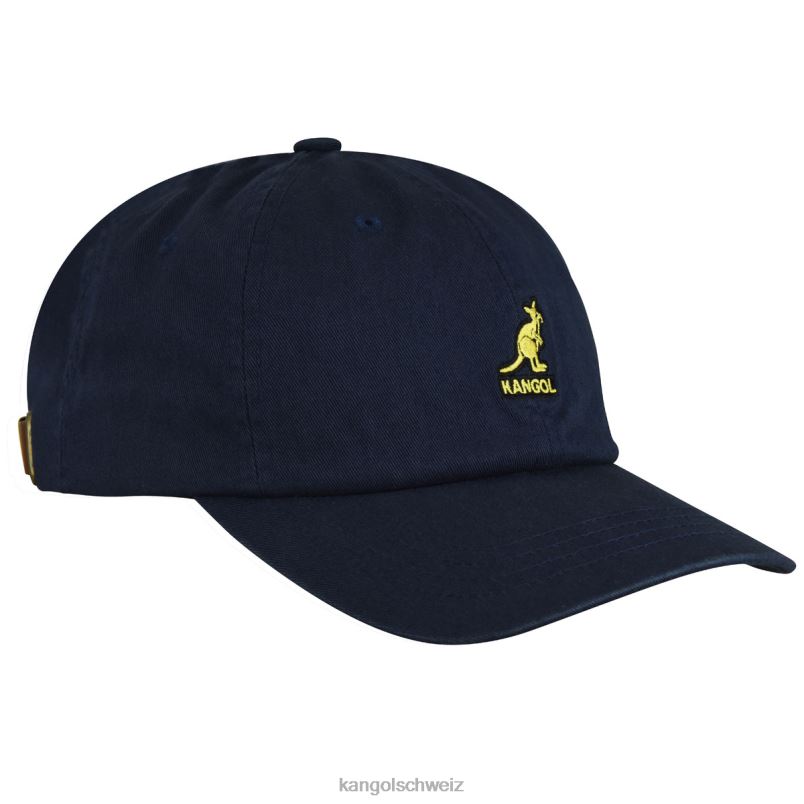 gewaschener Baseball Kangol Zubehör XL4T0339 unisex Marine