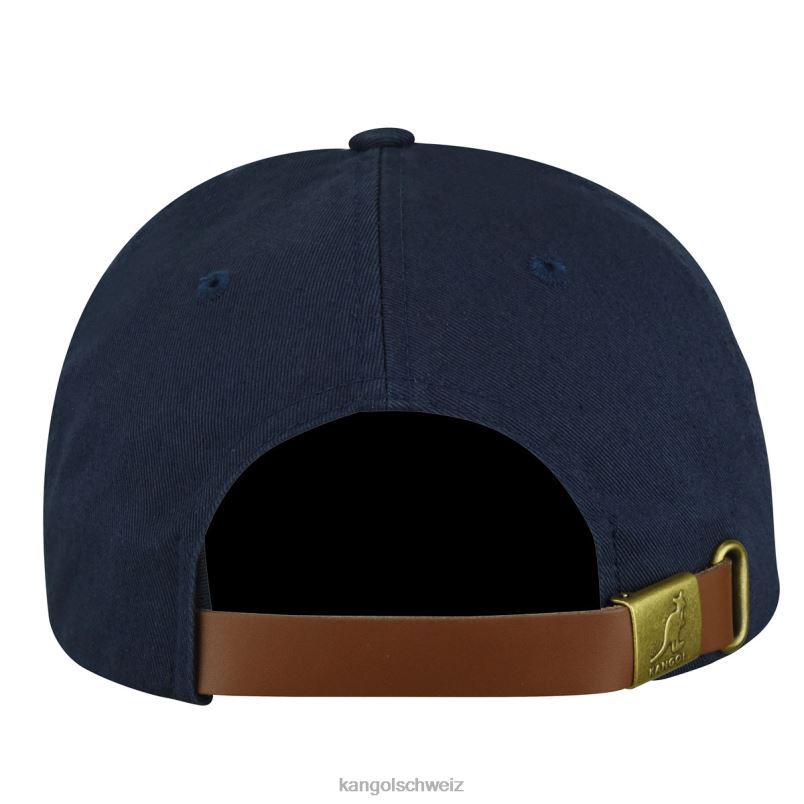 gewaschener Baseball Kangol Zubehör XL4T0339 unisex Marine