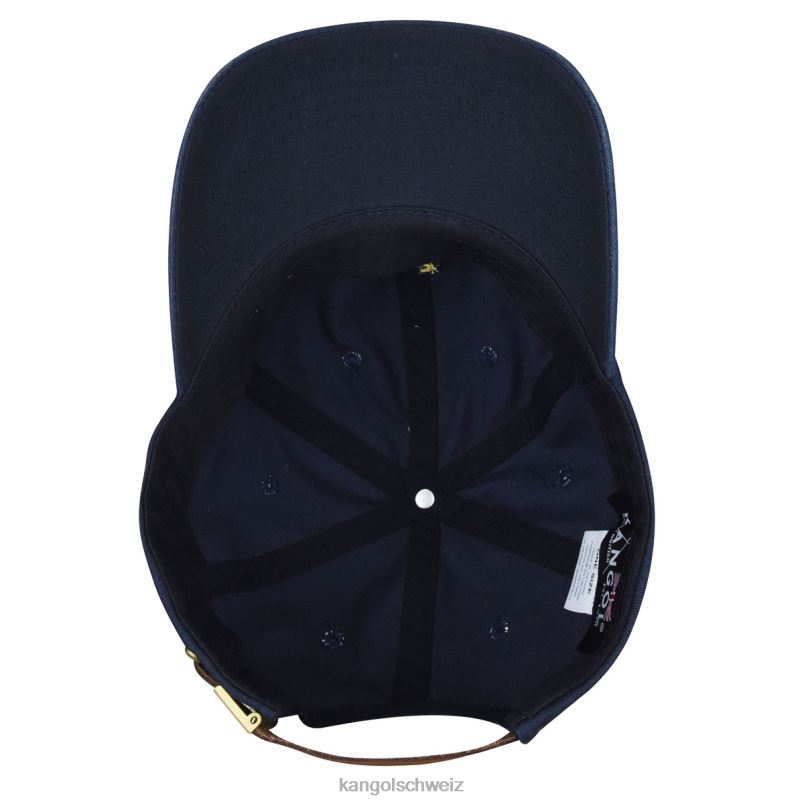 gewaschener Baseball Kangol Zubehör XL4T0339 unisex Marine