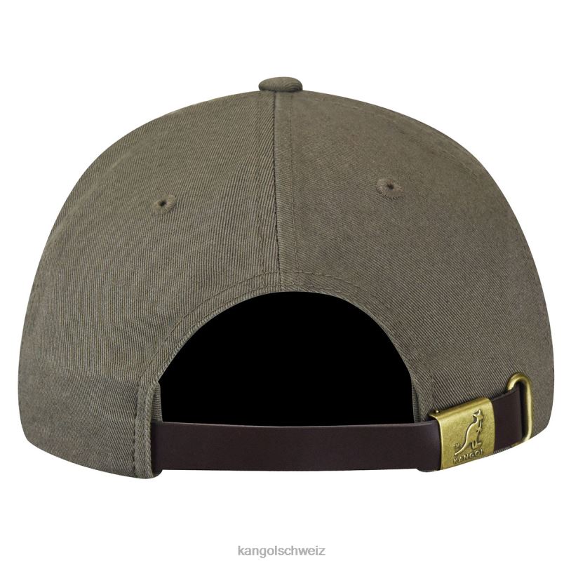 gewaschener Baseball Kangol Zubehör XL4T0341 unisex SMOG