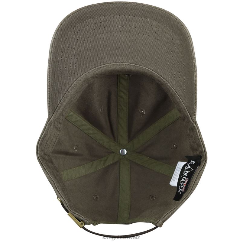 gewaschener Baseball Kangol Zubehör XL4T0341 unisex SMOG