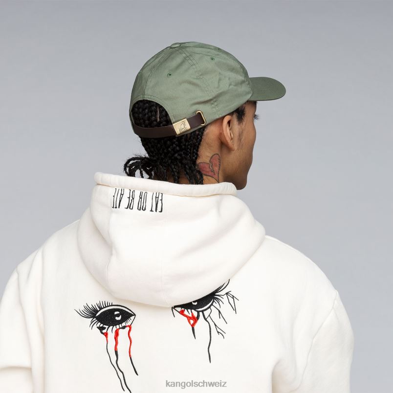 gewaschener Baseball Kangol Zubehör XL4T0345 unisex Ölgrün