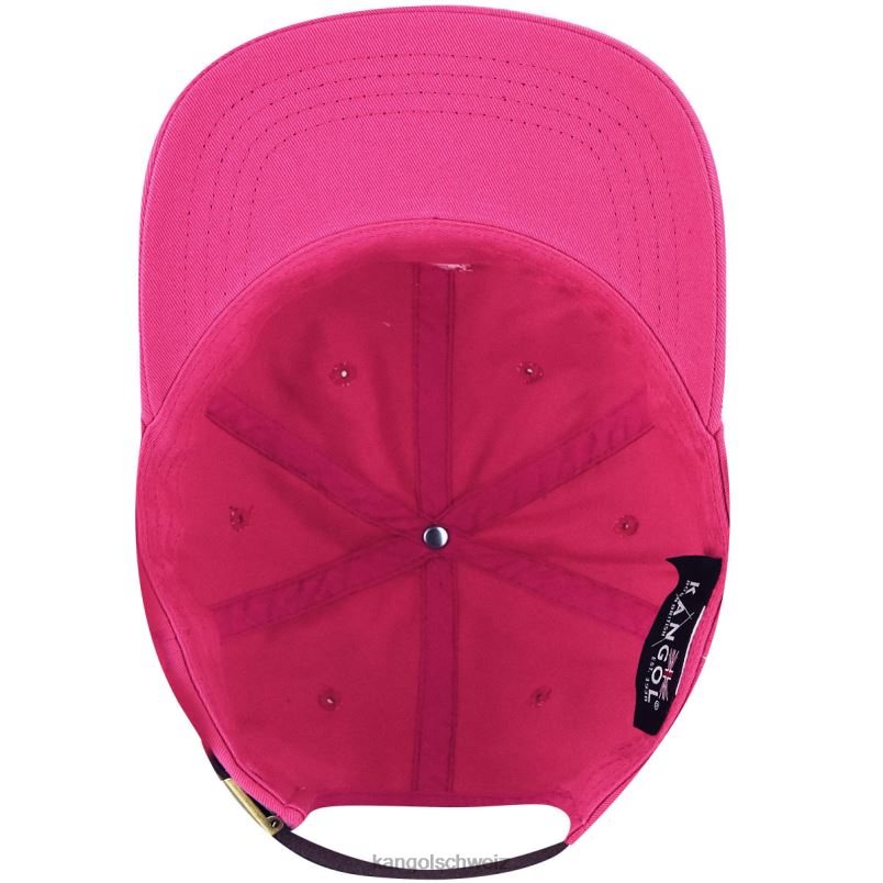gewaschener Baseball Kangol Zubehör XL4T0346 unisex elektrisches Rosa
