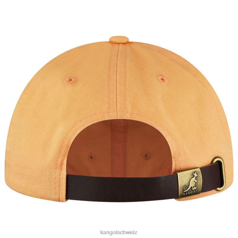 gewaschener Baseball Kangol Zubehör XL4T0349 unisex Papayamilch