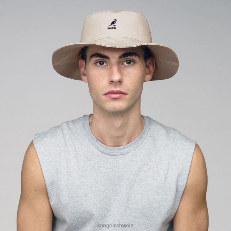 gewaschener Fischer Kangol Zubehör XL4T0452 unisex khaki