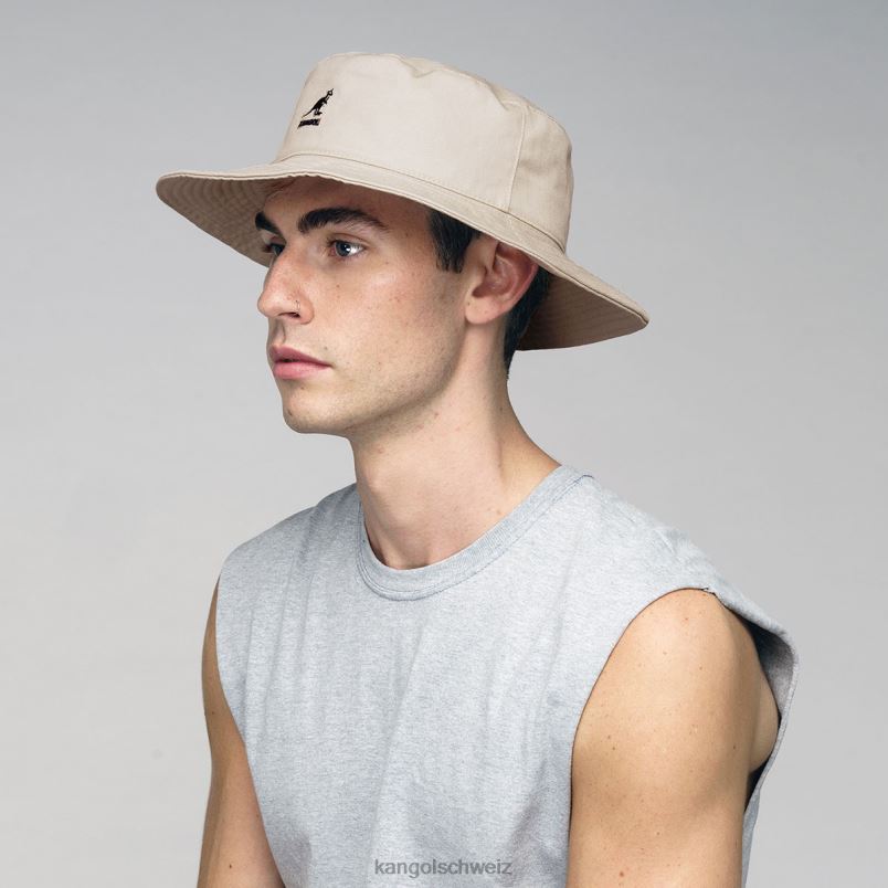 gewaschener Fischer Kangol Zubehör XL4T0452 unisex khaki