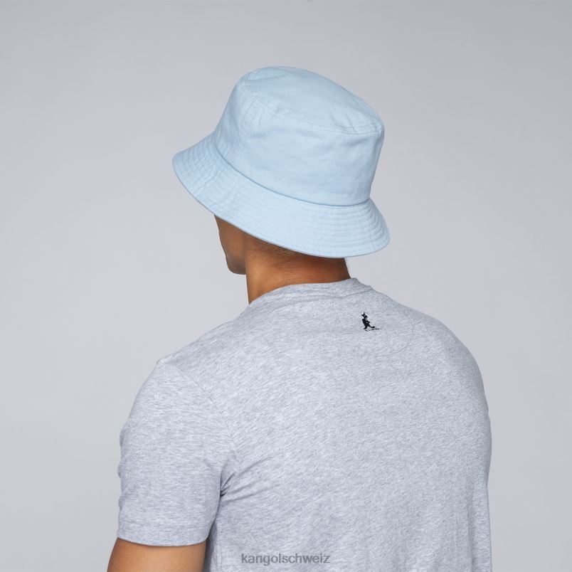 gewaschener Fischerhut Kangol Zubehör XL4T0584 unisex blauer Farbton