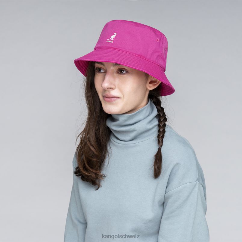 gewaschener Fischerhut Kangol Zubehör XL4T0587 unisex elektrisches Rosa