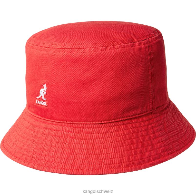 gewaschener Fischerhut Kangol Zubehör XL4T0589 unisex Kirschglanz