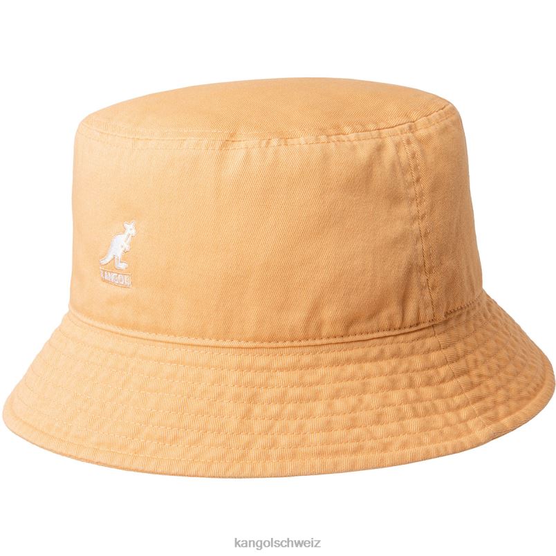 gewaschener Fischerhut Kangol Zubehör XL4T0592 unisex Papayamilch