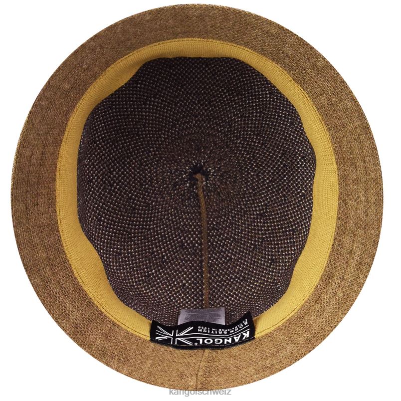 glatter Streifenbehälter Kangol Zubehör XL4T0570 unisex Kamel