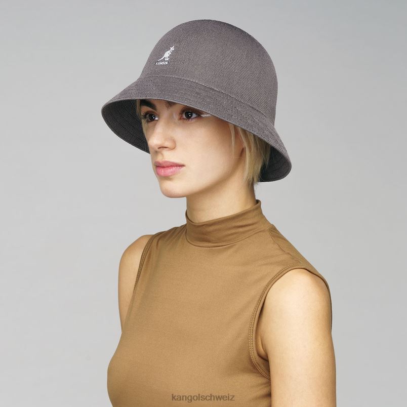 tropisch lässig Kangol Zubehör XL4T0636 unisex Holzkohle