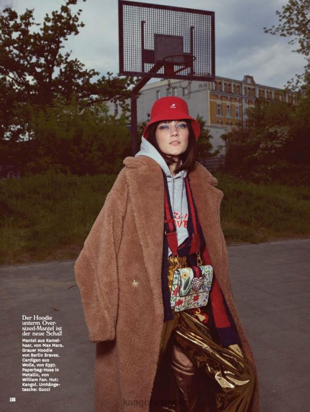 tropisch lässig Kangol Zubehör XL4T0637 unisex Scharlach