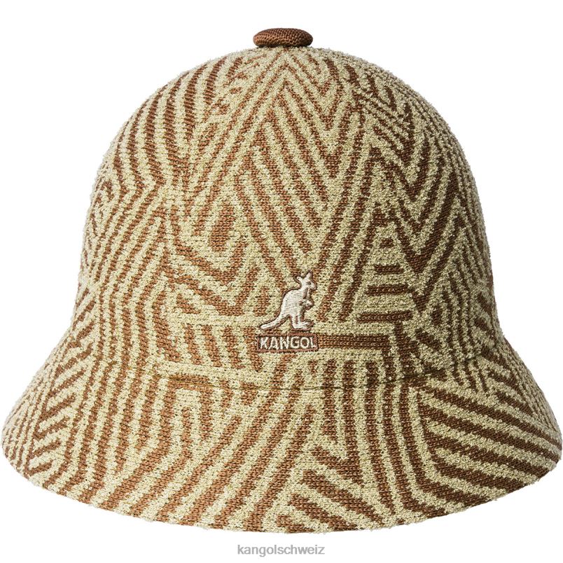 virtuelles Gitter lässig Kangol Zubehör XL4T0485 unisex Mahagoni/Hafer