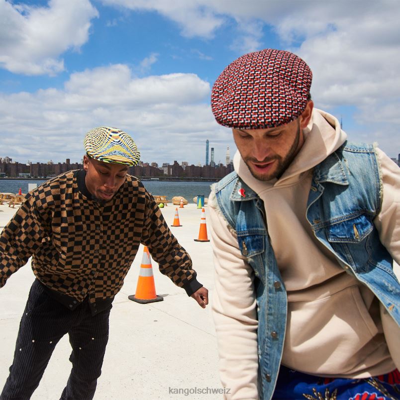 wilde Reise 504 Kangol Zubehör XL4T097 unisex Eisflieder/Schwarz/Grau