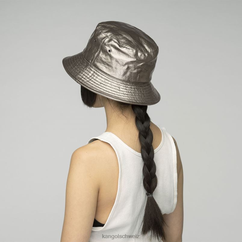 zukünftiger Eimer mit Ohrenklappen Kangol Zubehör XL4T0688 unisex Bronze-Crinkle