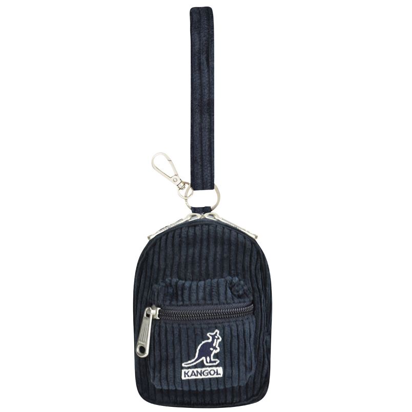 Cord-V-Mini-Beutelanhänger Kangol Zubehör XL4T01250 unisex Marine