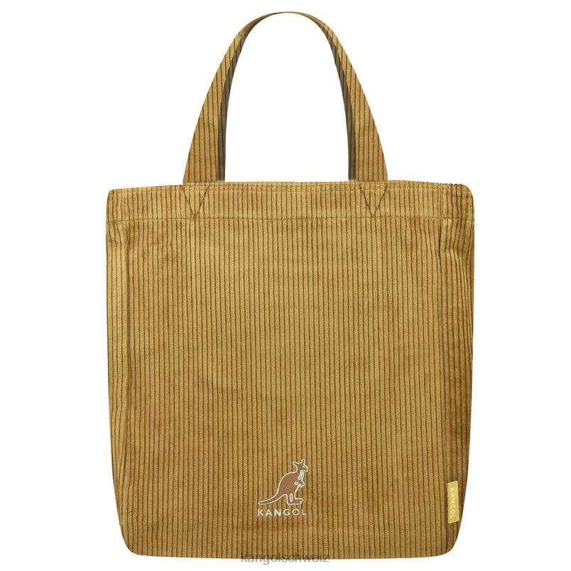 Cord-V-Schultertasche Kangol Zubehör XL4T0975 unisex braun