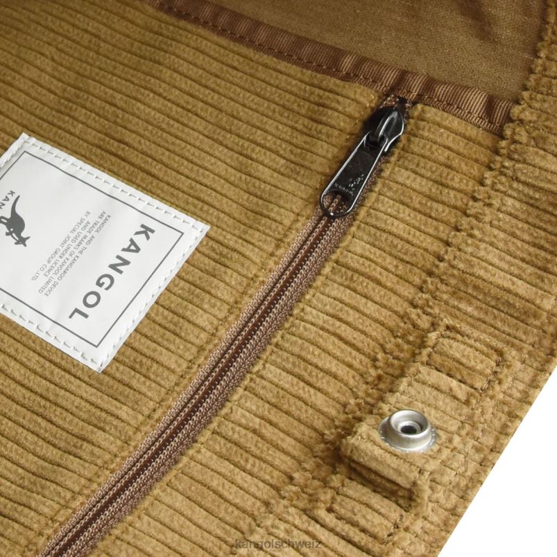 Cord-V-Schultertasche Kangol Zubehör XL4T0975 unisex braun