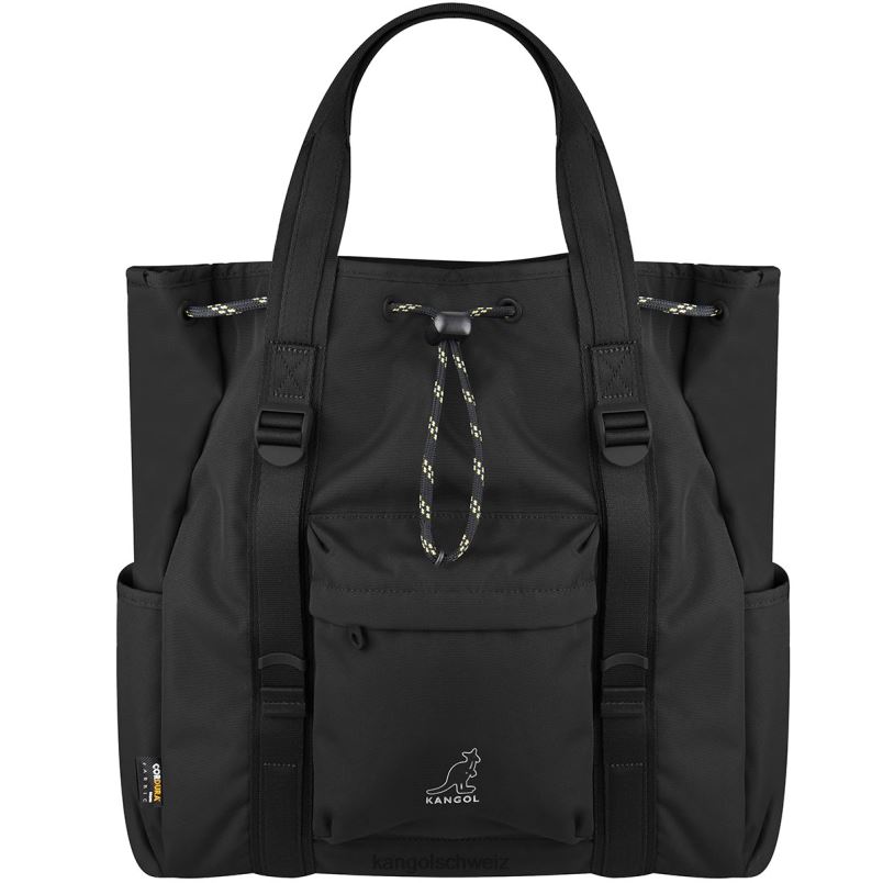 Leichte Wochenend-Einkaufstasche Kangol Zubehör XL4T0951 unisex Schwarz