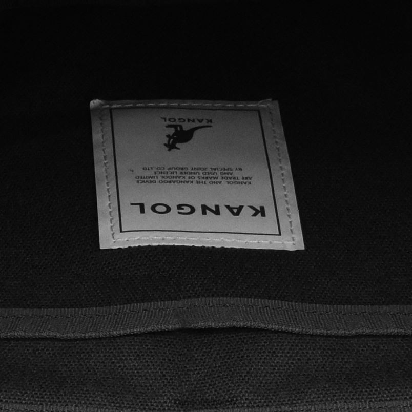 Umweltfreundliche mittelgroße Zippi-Tragetasche Kangol Zubehör XL4T0935 unisex Schwarz