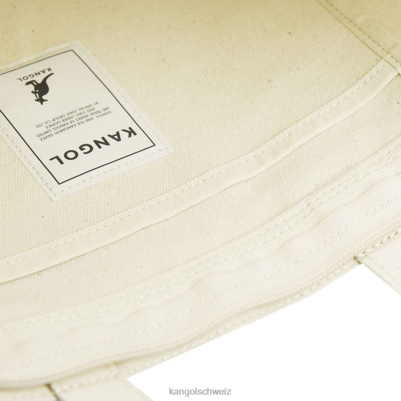 Umweltfreundliche mittelgroße Zippi-Tragetasche Kangol Zubehör XL4T0936 unisex Creme