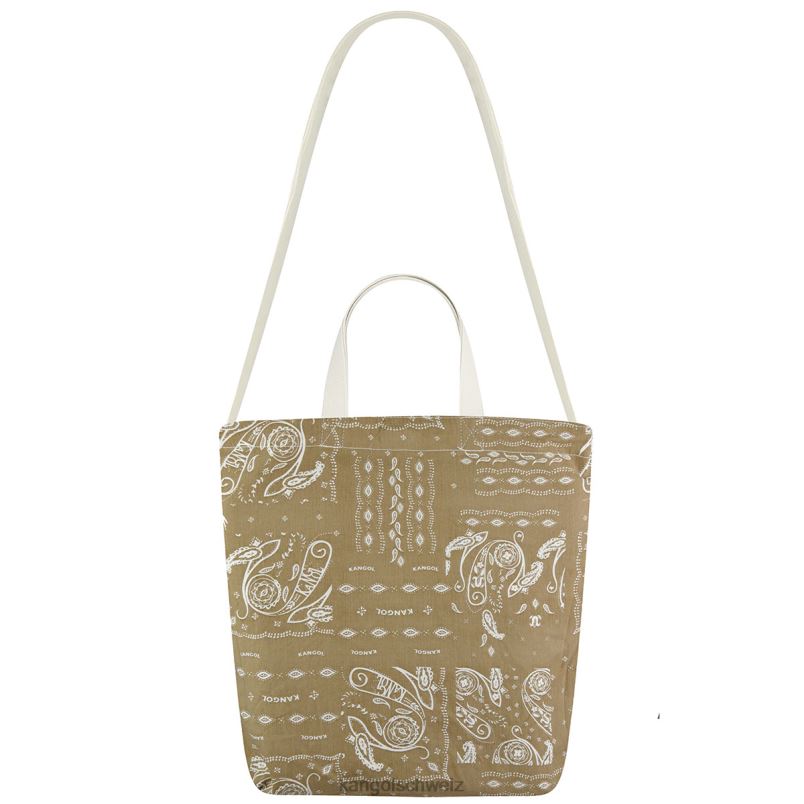 Wendetasche mit Paisley-Muster Kangol Zubehör XL4T0964 unisex Elfenbein