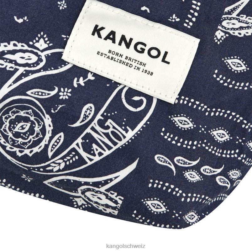 Wendetasche mit Paisley-Muster Kangol Zubehör XL4T0965 unisex Marine